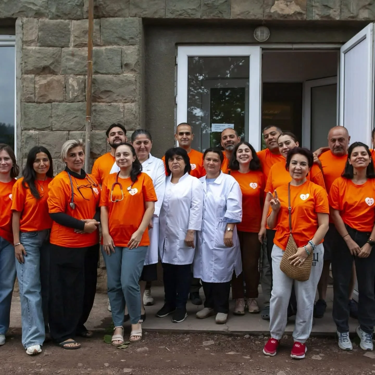 VIVA volunteer doctors and medical staff supporting healthcare access in Armenia