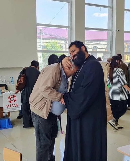 VIVA Foundation community support visit bringing compassionate care to a programme participant in Armenia